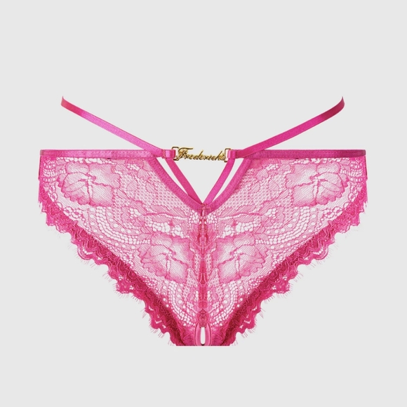 Frederick's of Hollywood Neev Lace Crotchless Hipster- XXL - Picture 11 of 11
